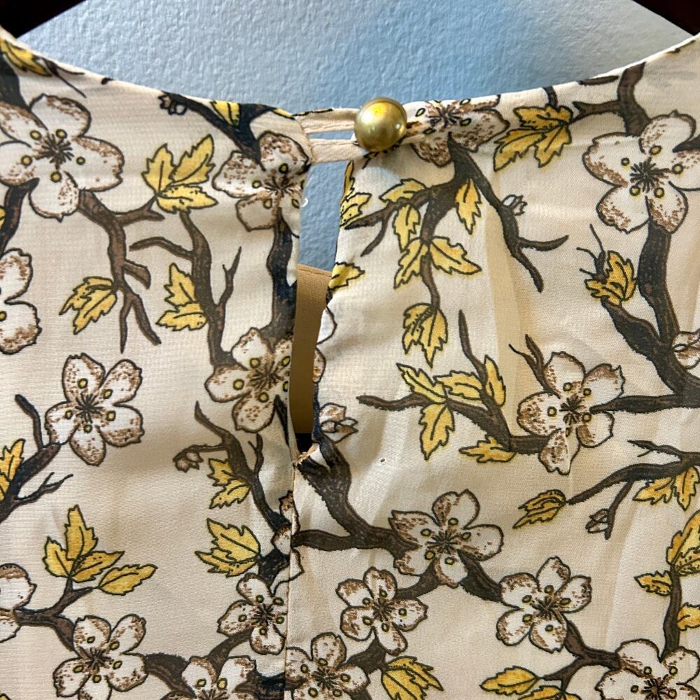 Kasirga Floral Bell Sleeve Ruffle Hem Dress Boho Spring Mini - Picture 7 of 10